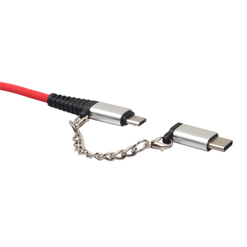 2 в 1 type-C Папа+ Micro USB папа к USB 2,0 мама OTG Кабель-адаптер провод для мобильного телефона линия передачи данных зарядный конвертер Прямая поставка