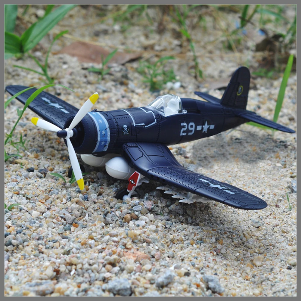ZT Горячая собрать 4D Пластик самолета Игрушечная модель 1/48 ВМС США F4U Corsair Fighter 6
