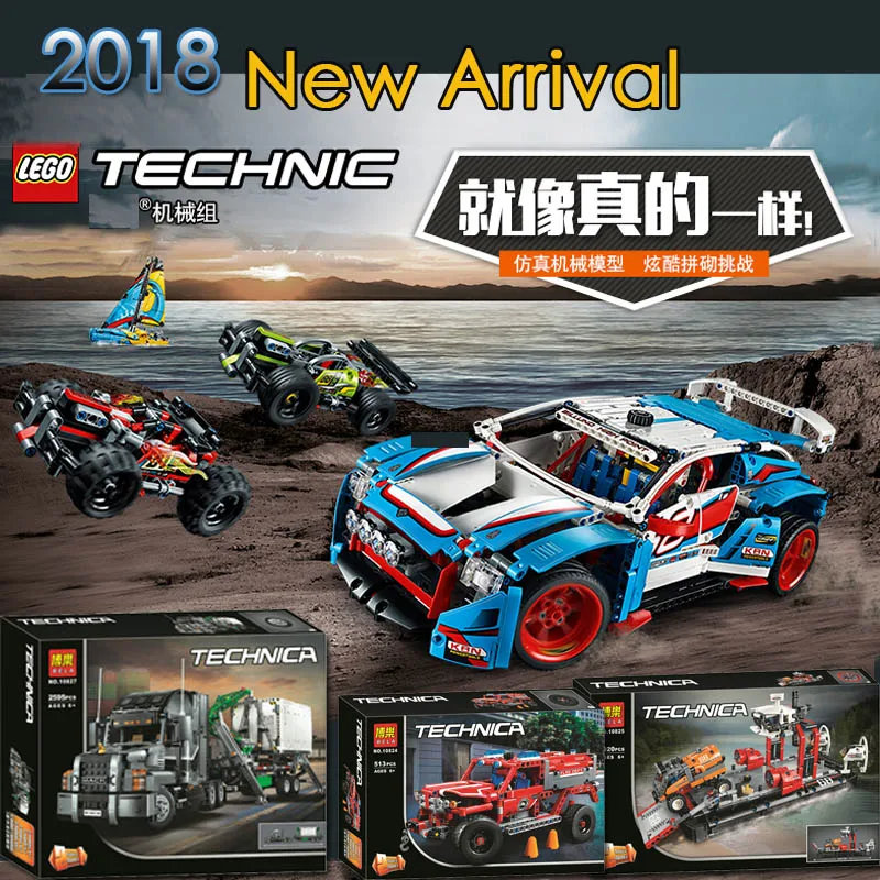 Новое поступление творческий Совместимость Legoe техника город серии спортивная