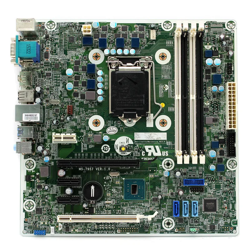 Подходит для материнской платы HP 480 490 G3 MT s1151 H170 793741-001 793305-001 4 слотов DDR4 идеально