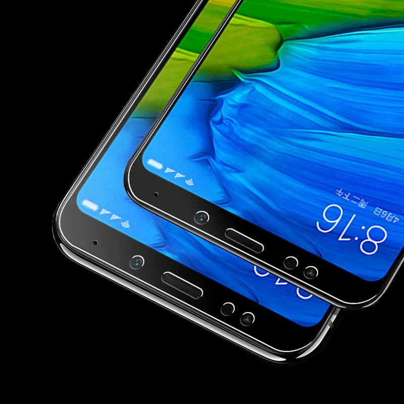 5D изогнутое закаленное стекло для Xiaomi Redmi 5 Plus 4D полное покрытие клея Защитная