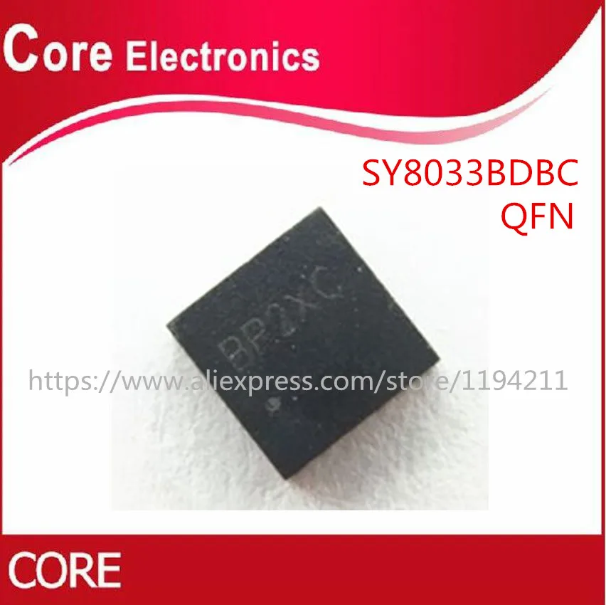 10 шт./лот SY8033BDBC SY8033B SY8033 (BP1YH BP2YH BP1 BP2. ..) QFN Новый|Интегральные схемы| |