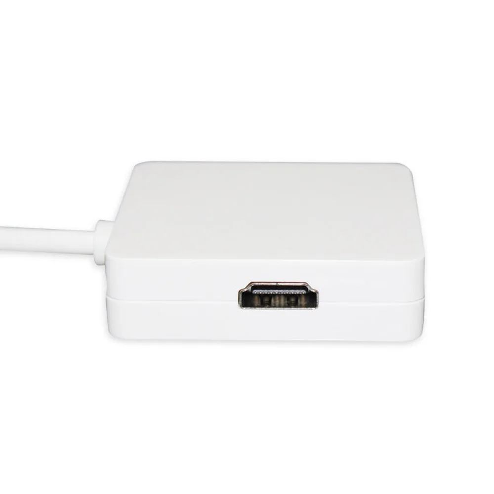 3 in1 белый Thunderbolt Mini DP Displayport HDMI DVI VGA Кабель адаптер для apple MacBook Pro Mac Book air|Кабели VGA| |