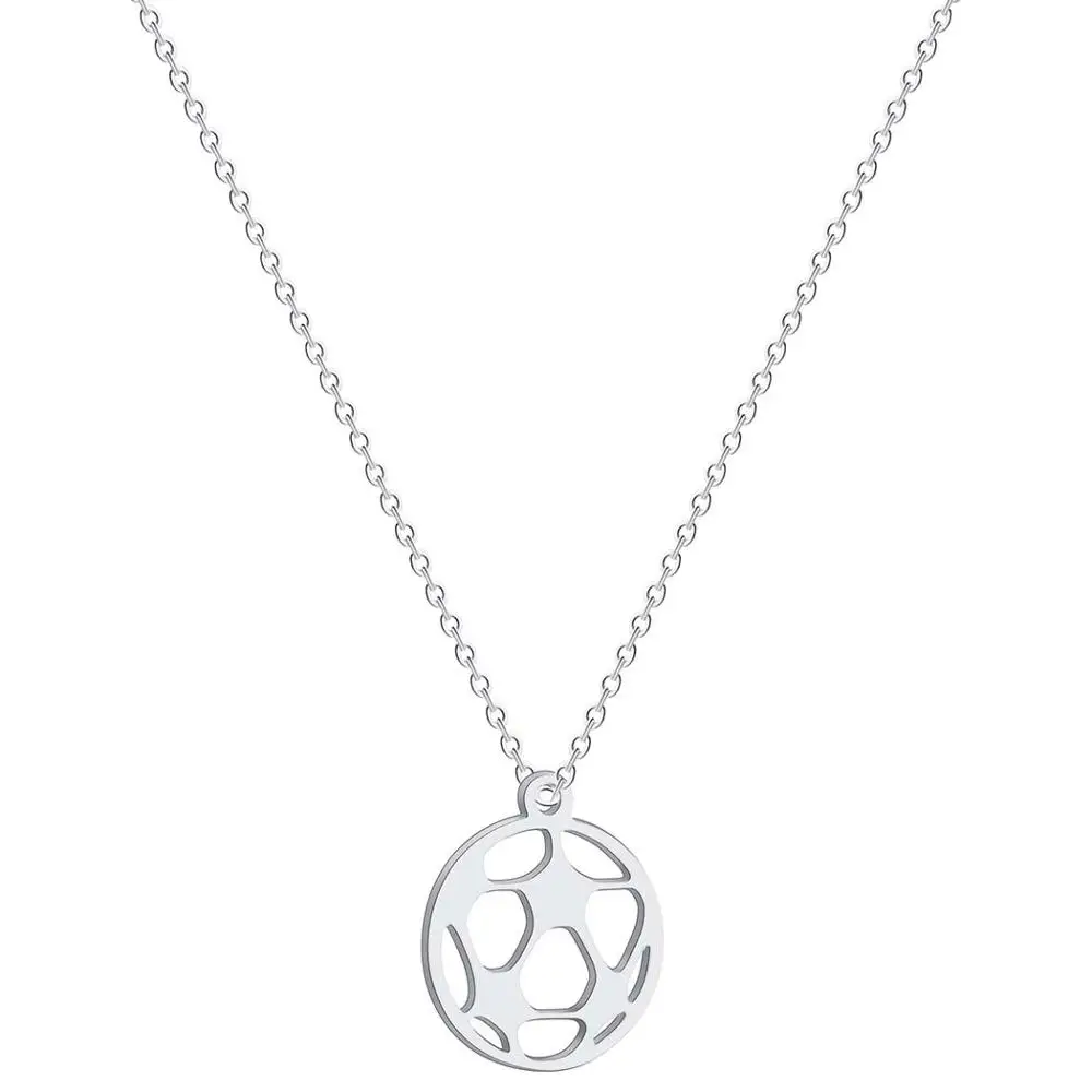 Тоторова небольшой футбольный мяч кулон ожерелье для женщин ювелирные изделия