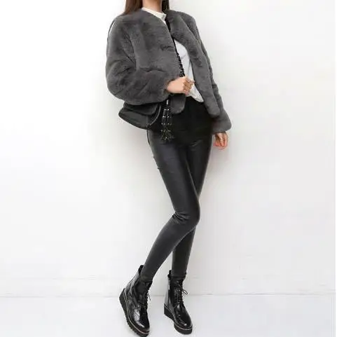 Пушистые женские пальто 2019 зимние пушистые ретро из искусственного меха