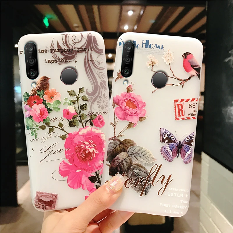 Чехол для huawei p30 lite P 30 pro P30lite p30pro Мягкий Роскошный силиконовый 3d милый