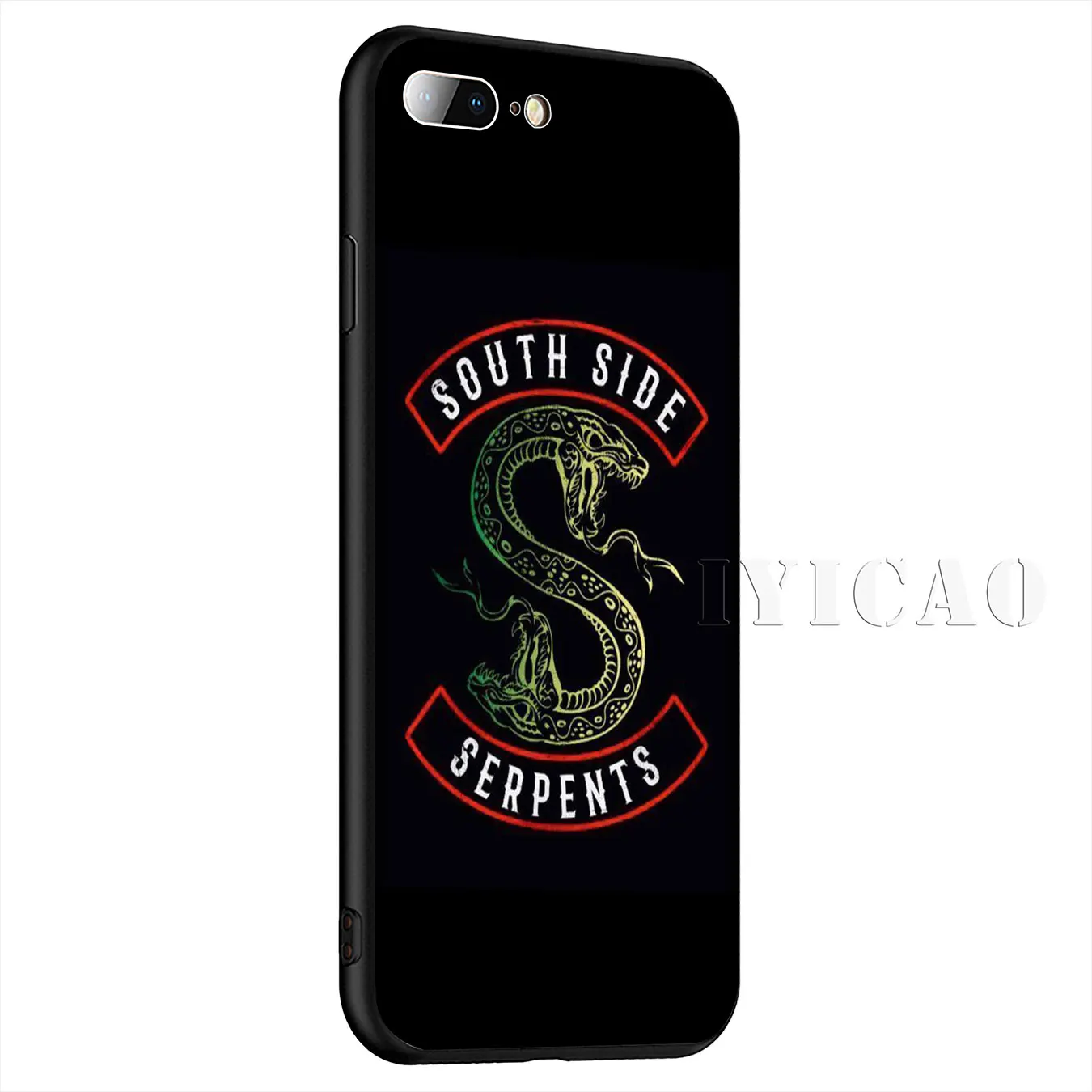 IYICAO Riverdale South Side Snake Cover Silicone Soft Case for iPhone XR X XS Max 8 7 6 6S Plus 5 5S SE |