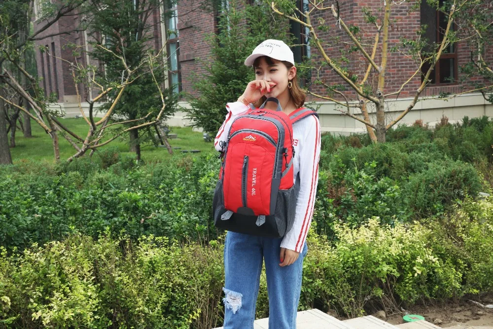 40л Водонепроницаемый Прочный Открытый альпинистский рюкзак для женщин и мужчин походный спортивный рюкзак для путешествий рюкзак высокого качества