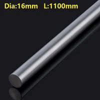 4pcslot 16mm linear shaft 1100mm long 16x1100mm hardened shaft chromed plated linear shaft 3d printer parts cnc steel rod