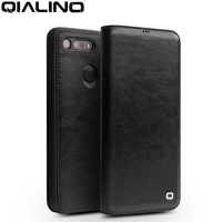 qialino fashion slim genuine leather cover for huawei honor view 20 business style handmade flip case for huawei honor v20