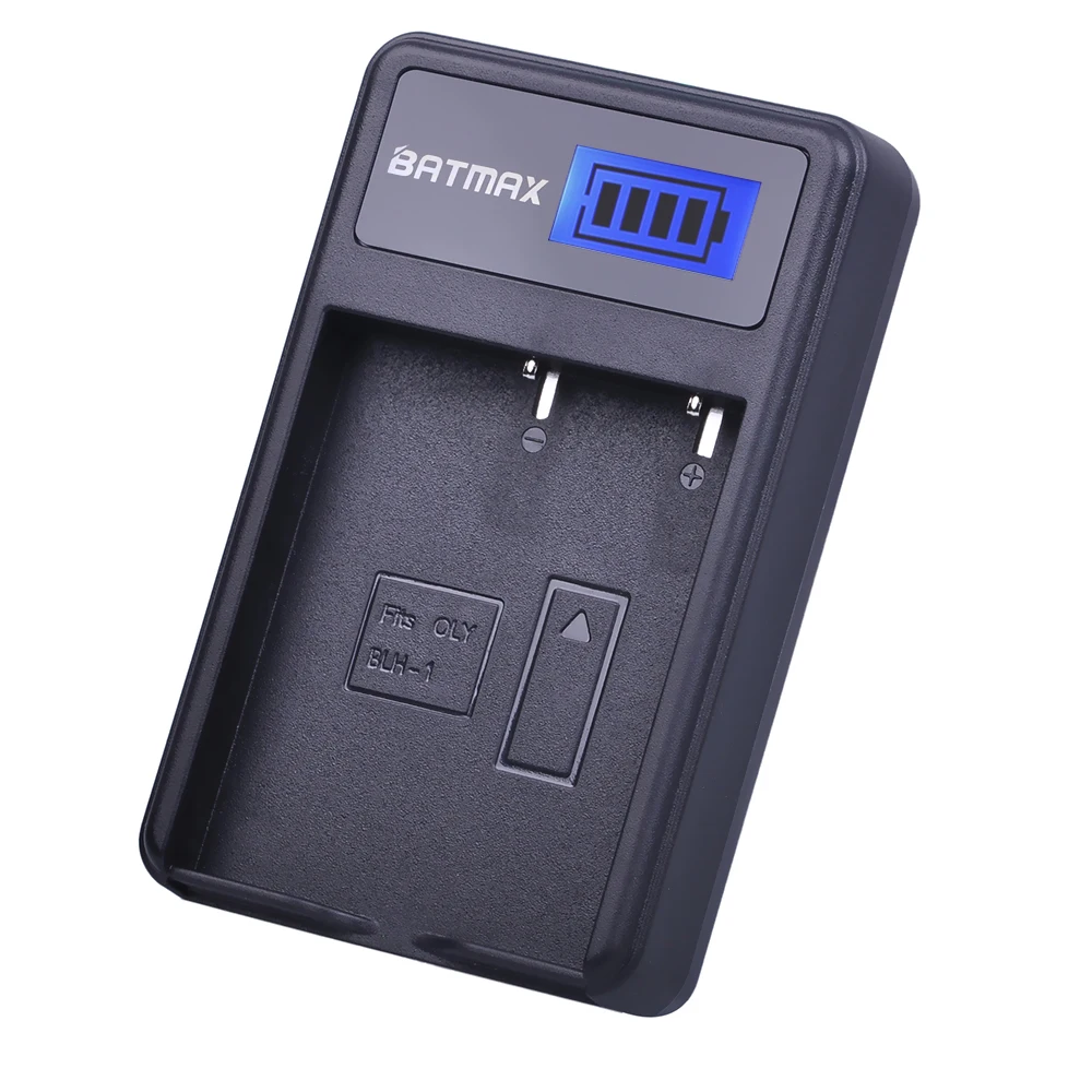 Аккумуляторное Зарядное устройство USB для фотоаппарата Olympus BLH 1 Mark II с ЖК