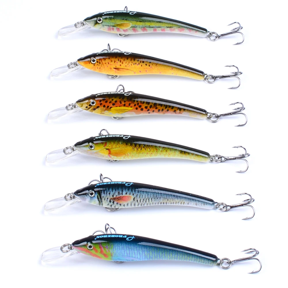 1 шт. рыболовные приманки 3 &quot-7 6 см/3 2 г-0 11 унц. Topwater Crank Bait Цвет гольян 8 # крючок