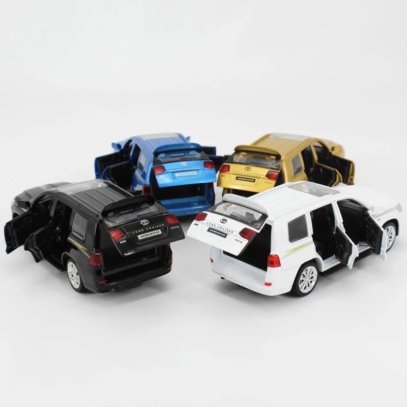 KIDAMI Land Cruiser модель автомобиля сплав литье под давлением игрушечный автомобиль