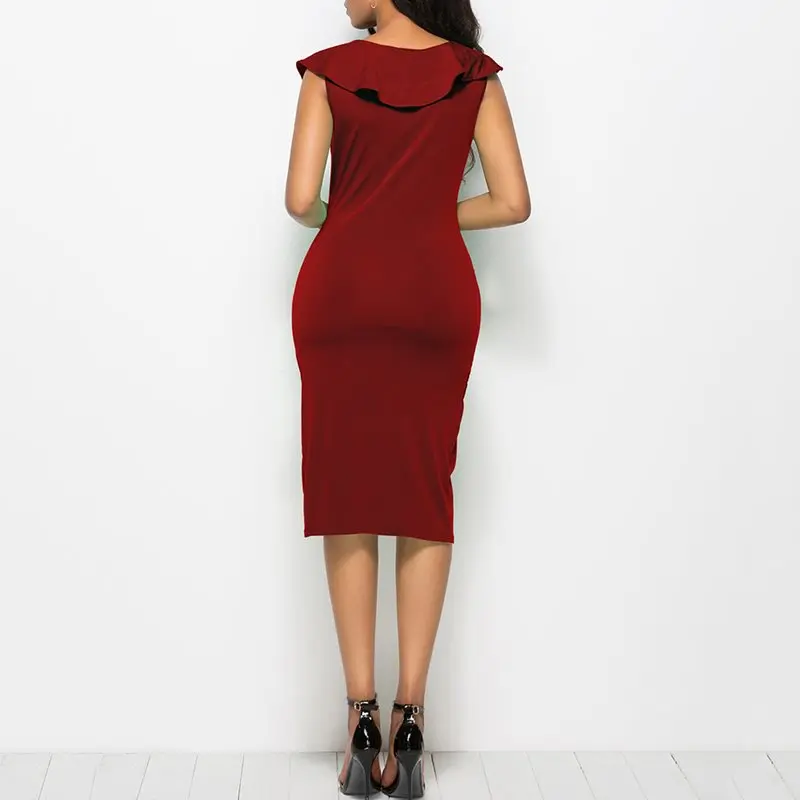 Летний элегантный вечерний сексуальный клубный 2019 женский карандаш в