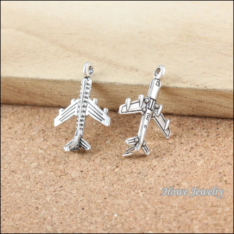 50 pcs Antique Silver plane zinc alloy pendant fit DIY Charm fashion Bracelet Necklace metal jewelry accessories B003 | Украшения и