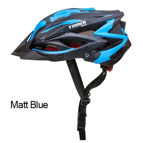 Matt Blue TRINX велосипедный шлем для велосипедистов велосипед шлем профессиональный MTB горная дорога шлем гоночный велосипед регулируемая Безопасная крышка - Цвет: Matt Blue
