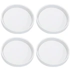 4 упаковки, большие круглые силиконовые формы сделай сам, диаметр 3,94 дюйма10 см, формы для литья с смолой, цементом