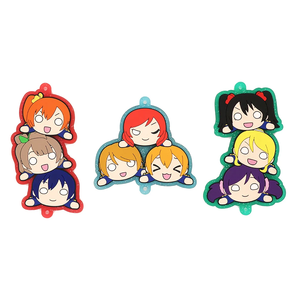Резиновый брелок для ключей в стиле аниме Love Live Lovelive