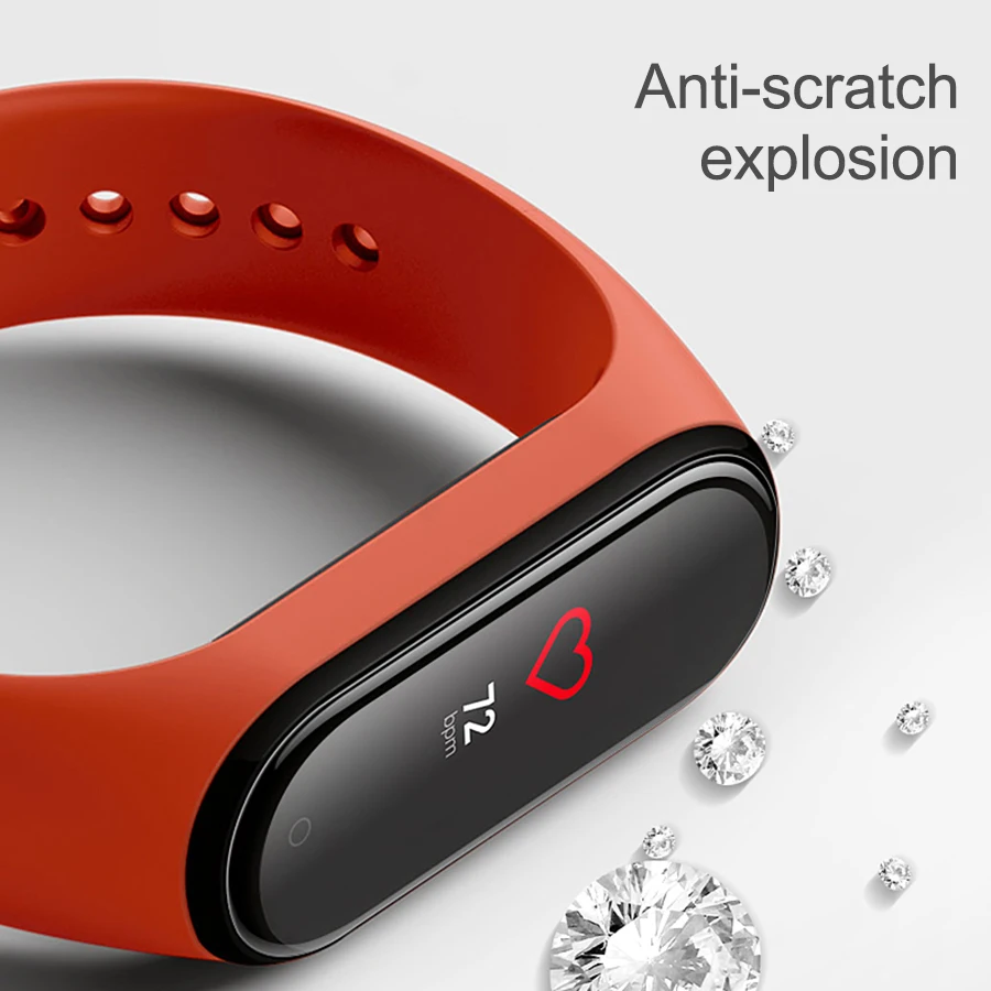 5 шт./лот ультратонкая Защитная пленка для экрана Xiaomi Mi Band 4 3 2 высокая четкость