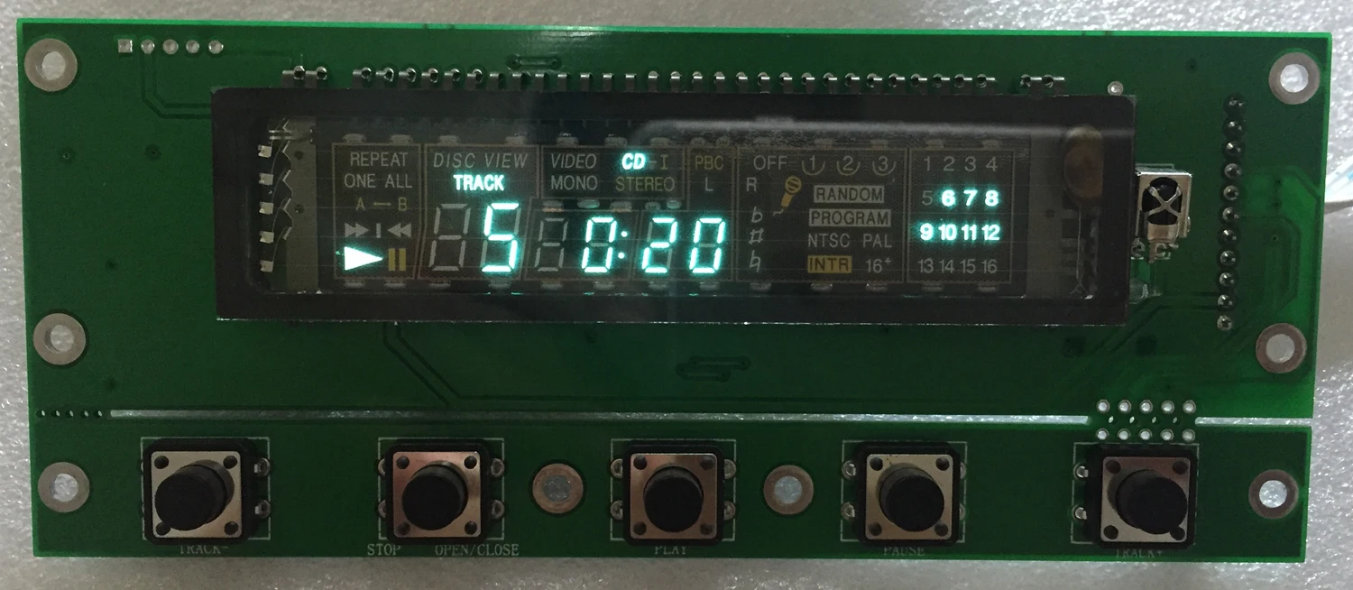 DIY цифровой продукт VFD экран Плата управления CDM4 дисплей для 210 дисплей доска ZC99696 ZC99685 MCU