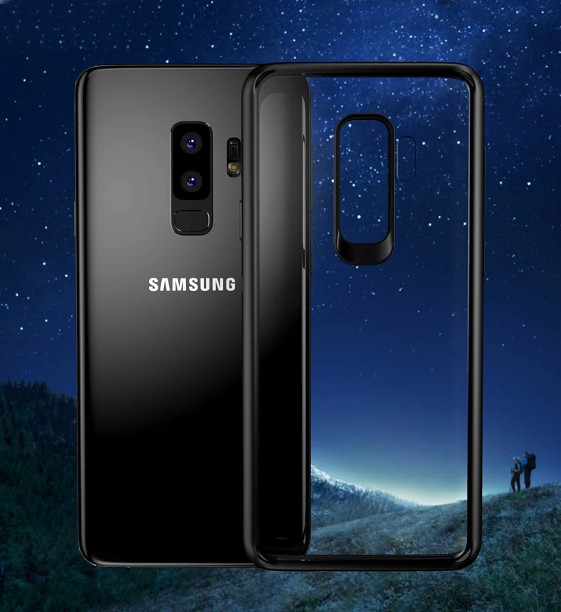 Чехол для Samsung Galaxy S9 Plus прозрачный чехол из ТПУ S9P P противоударный | Мобильные