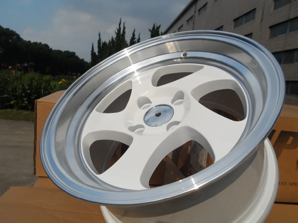 15x8 0 TMB стильные шахматные колесные диски W014|rim style|rim whiterims wheels |