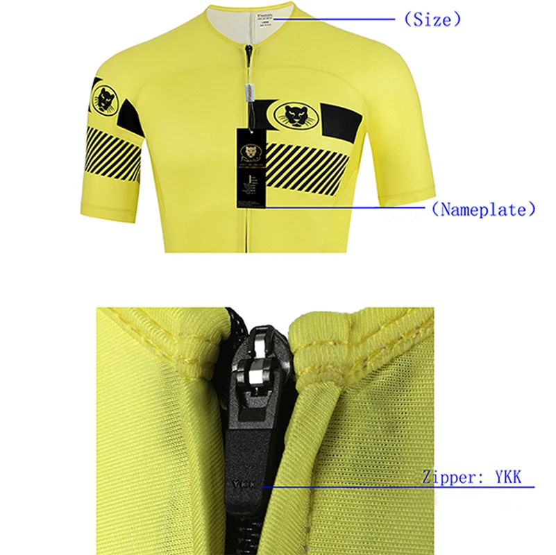 Runchita мужские ropa ciclismo verano hombre conjuntos 9d mtb летние шорты рукавом облегающий велосипедный костюм трикотаж pro team желтый