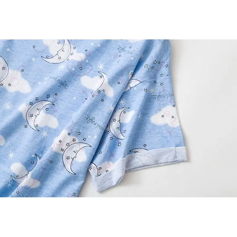 2020 летний Женский Повседневный пижамный комплект с героями мультфильмов 100%