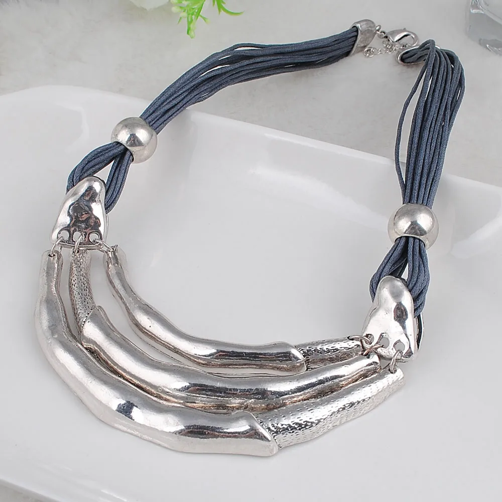 Ожерелье с подвеской 3 слоя винтажное ожерелье новое модное глянцевое в стиле