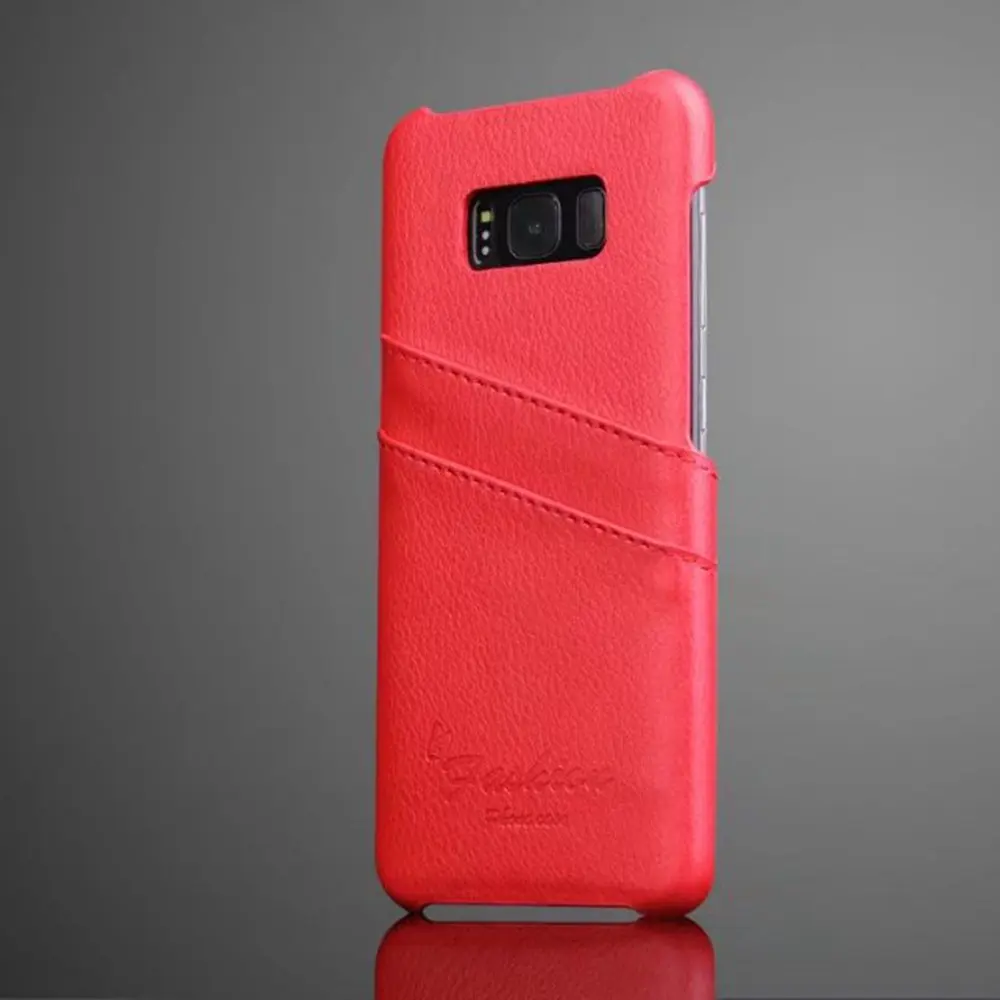 Чехол для samsung Galaxy S8 роскошный чехол из натуральной воловьей кожи с линиями личи