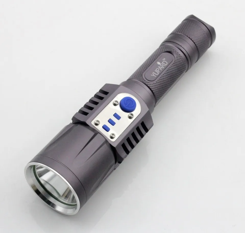 YUPARD XM-L2 T6 светодиодный фонарик лампа USB сенсорный фонарик мобильный Банк питания+ 2*2200 мАч 18650 Батарея+ Зарядное устройство
