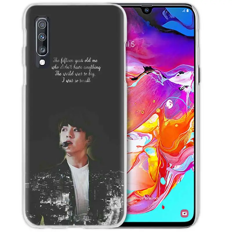 Чехол Monsta X KPOP Boy Group для samsung Galaxy A50 A70 A20e A40 A30 A20 A10 A8 A6 Plus A9 A7 жесткий прозрачный чехол для телефона - Цвет: 10