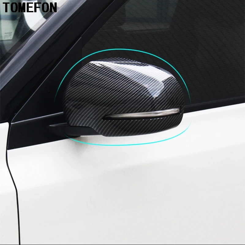 

TOMEFON ABS Carbon Fiber Paint Side Rearview Mirror Cover Shell Trim Auto Exterior Styling 2pcs For Suzuki Sx4 S-Cross 2014-2018