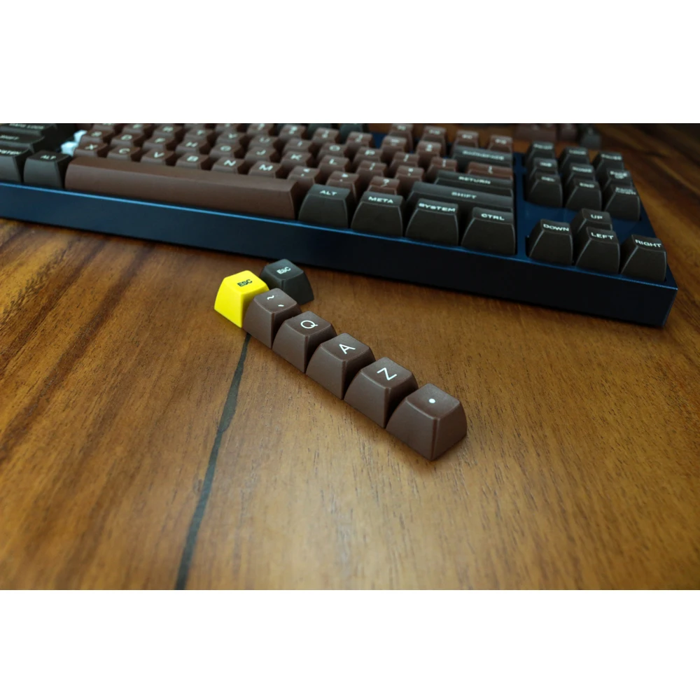 MP шоколадная раскраска 123 клавиш SA PBT колпачок для шрифтов Cherry MX переключатели