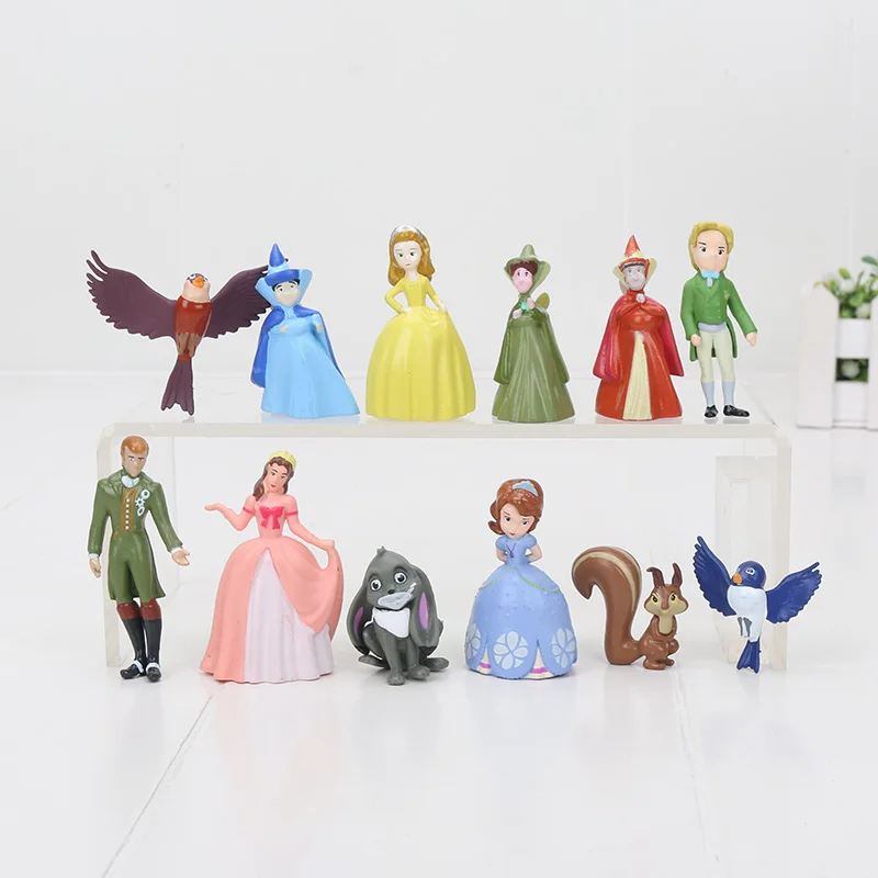 15413 12pcs princess 12 шт. Набор фигурок фильма Лис Ник кролик Judy Flash вспышка ПВХ фигурка ленивморе Мультяшные персонажи - Цвет: 15413 12pcs princess