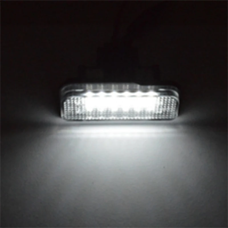 DINGBIAOJI 2X Бесплатная ошибка SMD3528 6500K номерной знак лампы Светодиодные индикаторы