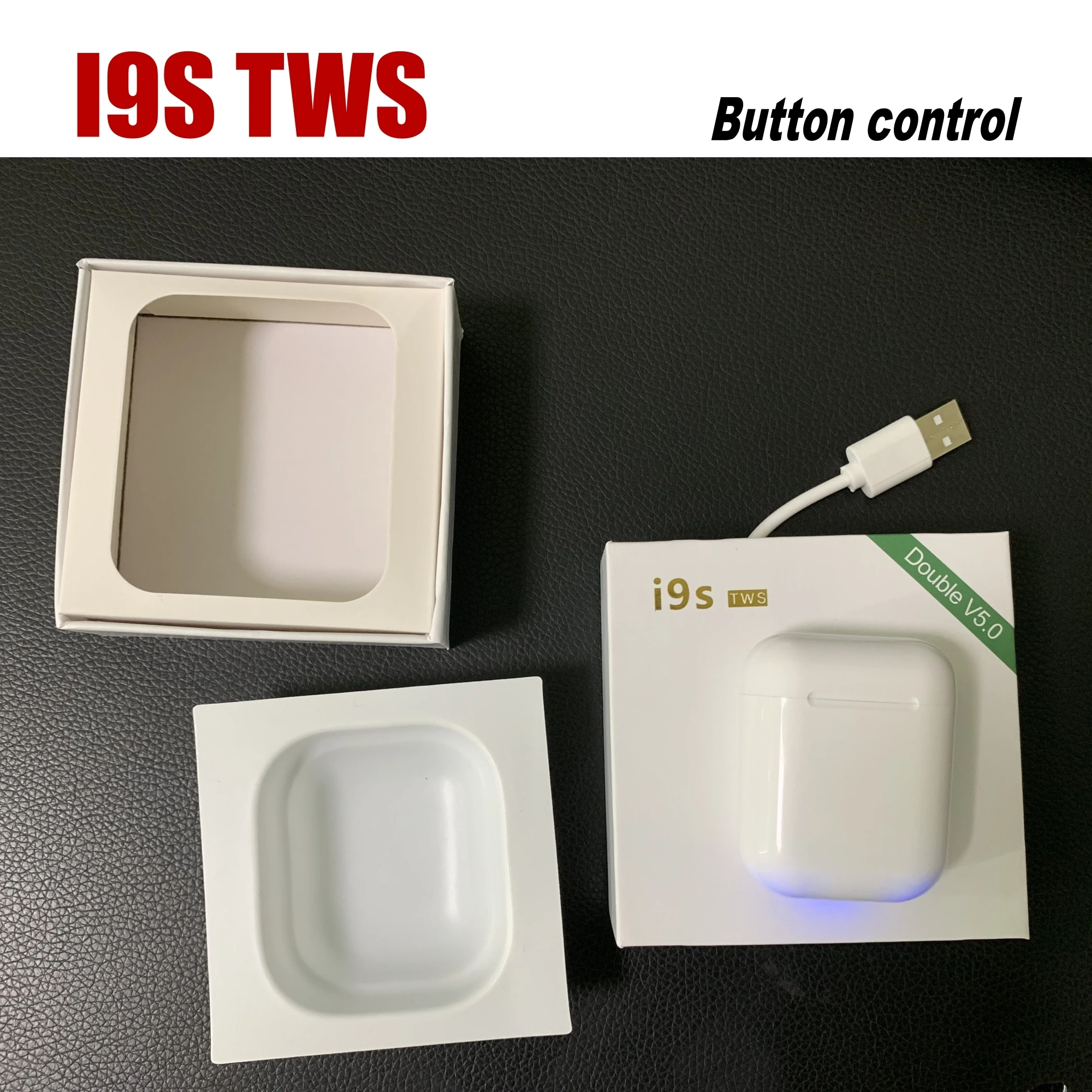 I9S TWS двойной беспроводной Bluetooth 5,0 наушники гарнитура вкладыши с микрофоном для IPhone Xr xs 8 7 xiaomi huawei все смартфоны