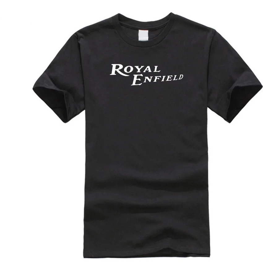 Новая летняя футболка Royal Enfield made as a gun с логотипом винтажные мотоциклетные