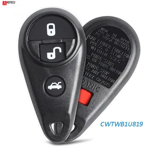 Новинка запасной смарт-пульт дистанционного управления Keyecu для Subaru 2009-2013 Impreza