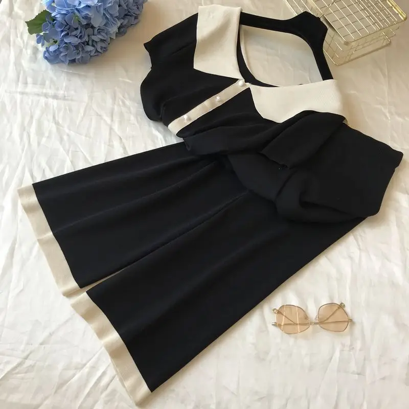 ALPHALMODA повседневные женские летние комплекты большой воротник однобортный