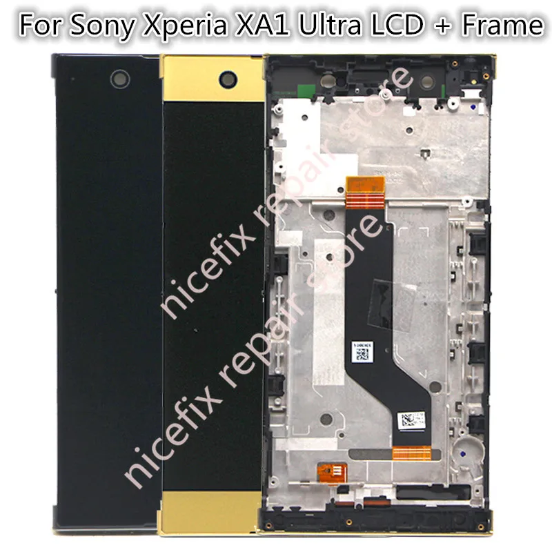 ЖК дисплей для Sony Xperia XA1 Ultra G3221 G3212 G3223 G3226 сенсорный экран с дигитайзером в сборе