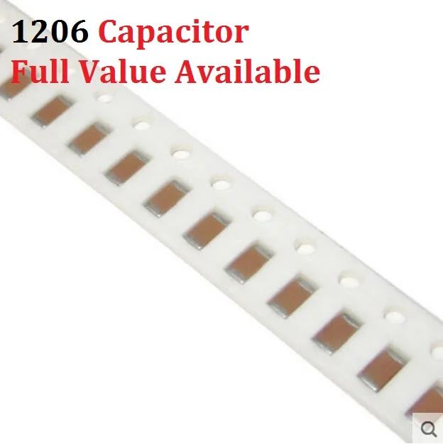 100 шт. 1206 104 SMD конденсатор 472 НФ 10 нФ 22 НФ 47 НФ 100 нФ 103 нФ 50 в 223 473 224 0,01 kmz 0,0220,0470,10,22uf комплект (art.: 7a7bbbb24) - 7a7bbbb24