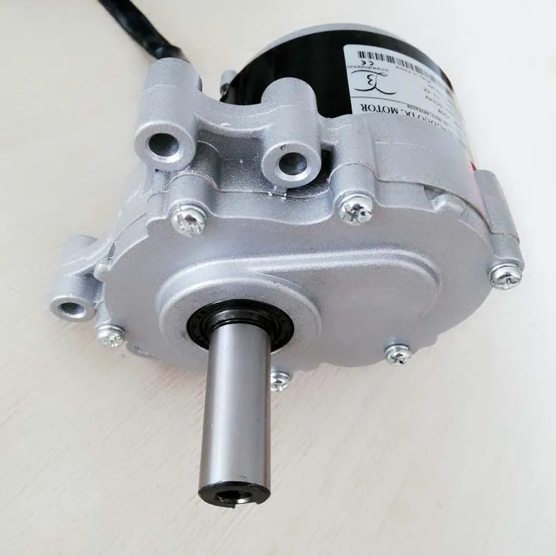 

250w 24v 120rpm low speed brush motor, 44mm Longer shaft, Shaft Diameter 17mm , wheel chair used DC gear brushed motor