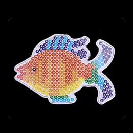 9 шт./лот 5 мм ABS perler beads borad шаблон с цветной бумагой пластиковый трафарет