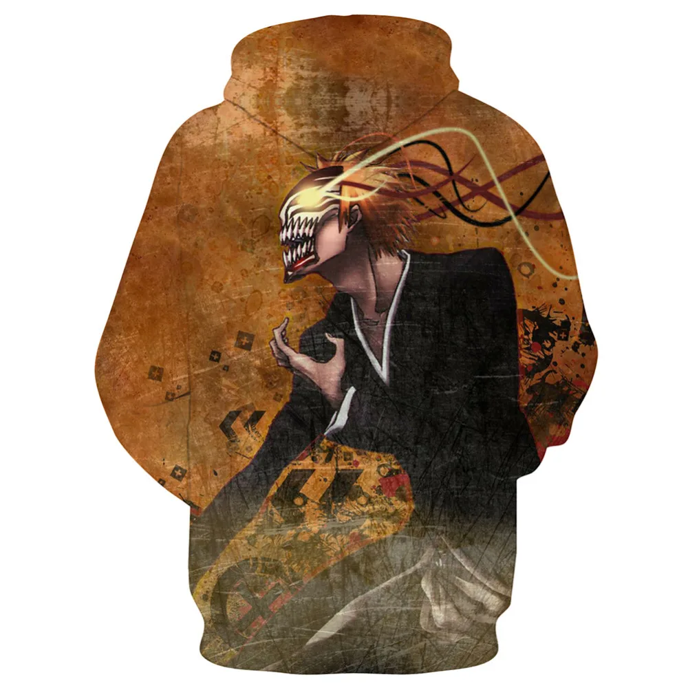 

BLEACH 3D Print Cardigan Hoodie BLEACH Cosplay hooded pullover sweartshirt