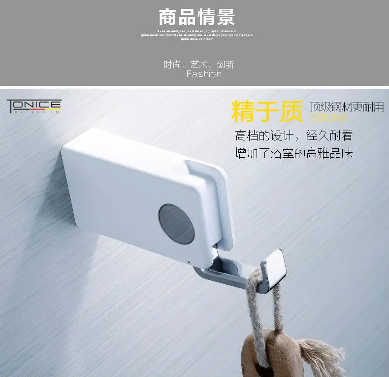 Крючки для одежды SUS304 хромированная отделка аксессуары ванной комнаты новый