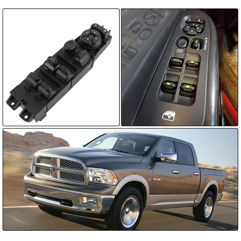 68171680AA 56049805AB для 02 10 Dodge Ram Авто левая дверь окно мастер переключатель управления