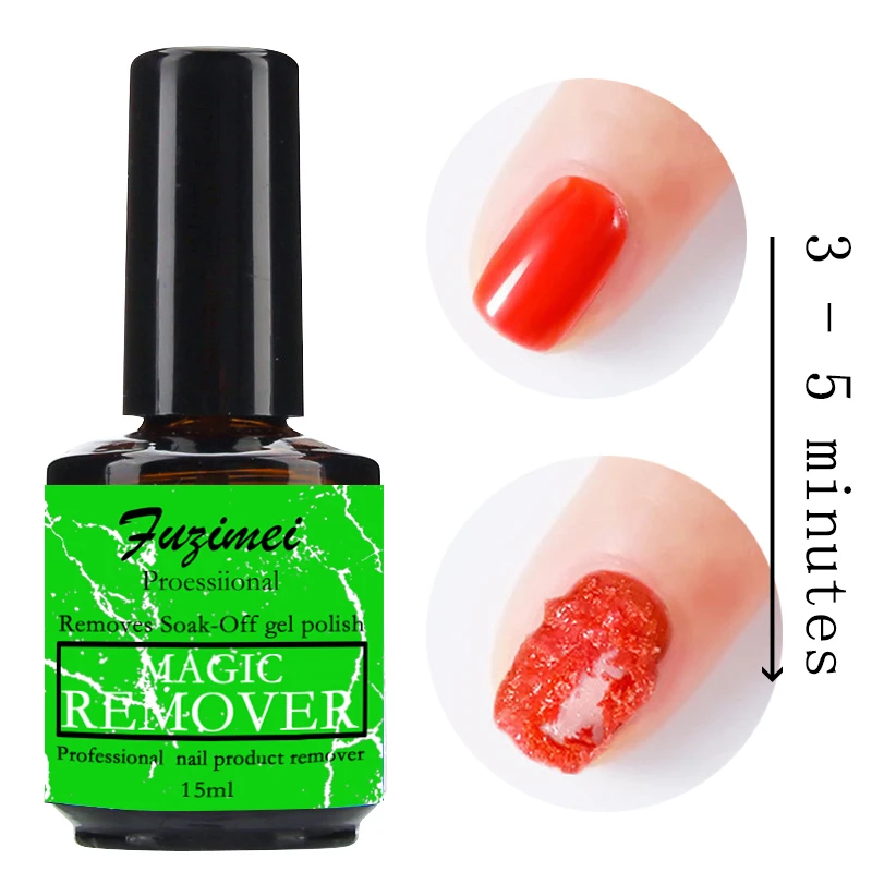 15 мл Burst гель для ногтей/Средство для снятия лака Magic Remover Health Fast в течение 2-3 минут УФ гель лак для ногтей гель основа верхнее покрытие жидкость для удаления