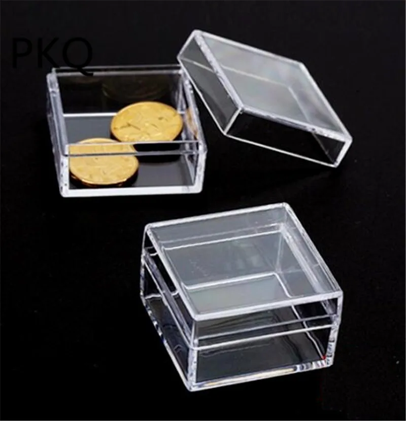 

20pcs Clear PVC Square Gift Box Favor Candy Packing Souvenir Box Transparent Chocolate Box Wedding Party Supply sweet box