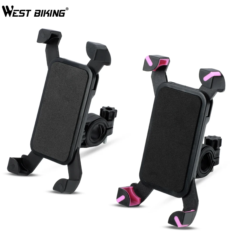 WEST BIKING держатель для телефона для велосипеда навигационная рама для велосипеда электрический мотоцикл Аксессуары для велосипеда регулируемый держатель для велосипеда